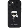 Karl Lagerfeld KLHCP14SSAKHPKK iPhone 14 / 15 / 13 6.1 czarny/black Saffiano Monogram Ikonik