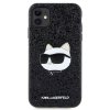 Karl Lagerfeld KLHCN61G2CPK iPhone 11 / Xr 6.1 czarny/black hardcase Glitter Choupette Patch