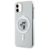 Karl Lagerfeld KLHMN61HGKCNOT iPhone 11 / Xr 6.1 transparent hardcase Karl&Choupette Glitter MagSafe