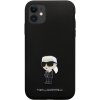 Karl Lagerfeld KLHCN61SMHKNPK iPhone 11 / Xr 6.1 czarny/black Silicone Ikonik Metal Pin