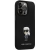 Karl Lagerfeld KLHCP13XSMHKNPK iPhone 13 Pro Max 6,7 czarny/black Silicone Ikonik Metal Pin