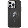 Karl Lagerfeld KLHMP15XHGKCNOK iPhone 15 Pro Max 6.7 czarny/black hardcase Karl&Choupette Glitter MagSafe