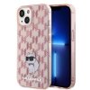 Karl Lagerfeld KLHCP15SHNCMKLP iPhone 15 / 14 / 13 6.1 różowy/pink hardcase Monogram Choupette