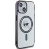 Karl Lagerfeld KLHMP15SHKHNOTK iPhone 15 / 14 / 13 6.1 transparent hardcase IML Karl`s Head MagSafe