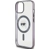 Karl Lagerfeld KLHMP15SHKHNOTK iPhone 15 / 14 / 13 6.1 transparent hardcase IML Karl`s Head MagSafe
