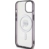 Karl Lagerfeld KLHMP15SHKHNOTK iPhone 15 / 14 / 13 6.1 transparent hardcase IML Karl`s Head MagSafe