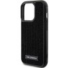 Karl Lagerfeld KLHCP15LHDSPLK iPhone 15 Pro 6.1 czarny/black hardcase Rhinestone Logo Metal Plate