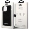 Karl Lagerfeld KLHCP15XHDSPLK iPhone 15 Pro Max 6.7 czarny/black hardcase Rhinestone Logo Metal Plate