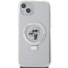 Karl Lagerfeld KLHMP15MHMRSKCH iPhone 15Plus / 14 Plus 6.7 biały/white hardcase Ring Stand Karl&Choupettte MagSafe