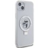 Karl Lagerfeld KLHMP15MHMRSKCH iPhone 15Plus / 14 Plus 6.7 biały/white hardcase Ring Stand Karl&Choupettte MagSafe