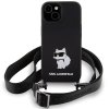 Karl Lagerfeld KLHCP15SSCBSCNK iPhone 15 / 14 / 13 6.1 hardcase czarny/black Crossbody Silicone Choupette