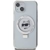 Karl Lagerfeld KLHMP15MHMRSCHH iPhone 15 Plus / 14 Plus 6.7 biały/white hardcase Ring Stand Choupette Head MagSafe