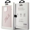 Karl Lagerfeld KLHCP15LSKSBMCP iPhone 15 Pro 6.1 różowy/pink hardcase Silicone Karl Script