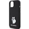 Karl Lagerfeld KLHCP15MSMHCNPK iPhone 15 Plus / 14 Plus 6.7 czarny/black Silicone Choupette Metal Pin