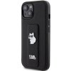 Karl Lagerfeld KLHCP15MGSACHPK iPhone 15 Plus / 14 Plus 6.7 czarny/black hardcase Gripstand Saffiano Choupette Pins