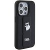 Karl Lagerfeld KLHCP15XGSACHPK iPhone 15 Pro Max 6.7 czarny/black hardcase Gripstand Saffiano Choupette Pins