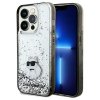 Karl Lagerfeld KLHCP14LLKCNSK iPhone 14 Pro 6.1 transparent hardcase Liquid Glitter Choupette