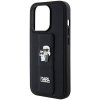 Karl Lagerfeld KLHCP14LGSAKCPK iPhone 14 Pro 6.1 czarny/black hardcase Gripstand Saffiano Karl&Choupette Pins