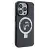 Karl Lagerfeld KLHMP14LHMRSKCK iPhone 14Pro 6.1 czarny/black hardcase Ring Stand Karl&Choupettte MagSafe