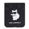 Karl Lagerfeld KLHCZF5SAPCHNPK Z Flip5 F731 hardcase czarny/black Saffiano Monogram Choupette Pin