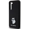 Karl Lagerfeld KLHCS24MSMHCNPK S24+ S926 czarny/black hardcase Silicone Choupette Metal Pin