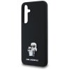 Karl Lagerfeld KLHCSA35SMHKCNPK A35 A356 hardcase czarny/black Silicone Karl&Choupette Metal Pin