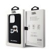 Karl Lagerfeld KLHMP15XSKCHPPLK iPhone 15 Pro Max 6.7 czarny/black hardcase Silicone Karl & Choupette MagSafe