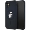 Karl Lagerfeld KLHMN61SCMKCRHK iPhone 11 / Xr 6.1 czarny/black hardcase Silicone Karl & Choupette MagSafe