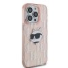 Karl Lagerfeld KLHCP14LHKLPCHP iPhone 14 Pro 6.1 różowy/pink hardcase IML Choupette Head & Monogram