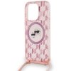 Karl Lagerfeld KLHMP15XHCKCKLCP iPhone 15 Pro Max 6.7 różowy/pink hardcase IML Crossbody Monogram Karl & Choupette Head Ma