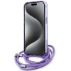 Karl Lagerfeld KLHMP15LHCKCKLCU iPhone 15 Pro 6.1 fioletowy/purple hardcase IML Crossbody Monogram Karl & Choupette Head M