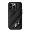 Karl Lagerfeld KLHCP14LPQDSMGK iPhone 14 Pro 6.1 czarny/black hardcase Diagonal Quilted Script