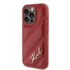 Karl Lagerfeld KLHCP15XPQDSMGR iPhone 15 Pro Max 6.7 czerwony/red hardcase Diagonal Quilted Script