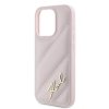 Karl Lagerfeld KLHCP15XPQDSMGP iPhone 15 Pro Max 6.7 różowy/pink hardcase Diagonal Quilted Script