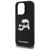 Karl Lagerfeld KLHMP16LSKCHPPLK iPhone16 Pro 6.3 czarny/black hardcase Silicone Double Heads Print MagSafe