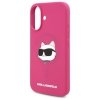 Karl Lagerfeld KLHMP16SSCHPPLF iPhone 16 6.1 fuksja/fuschia hardcase Silicone Choupette Head Print MagSafe