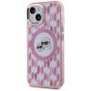 Karl Lagerfeld KLHMP15MHMCKMHP iPhone 15Plus 6.7 różowy/pink IML Monogram Karl&Choupette Head MagSafe