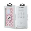 Karl Lagerfeld KLHMP15XHMCKMHP iPhone 15Pro Max 6.7 różowy/pink IML Monogram Karl&Choupette Head MagSafe
