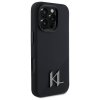 Karl Lagerfeld KLHMP16LSCMKMPCK iPhone 16 Pro 6.3 czarny/black hardcase Silicone Shadow Metal Initial MagSafe