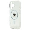 Karl Lagerfeld KLHMP16SHLSKIH iPhone16 6.1 biały/white hardcase IML Metal Karl Head MagSafe