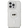 Karl Lagerfeld KLHMP16XHLSKIH iPhone16 Pro Max 6.9 biały/white hardcase IML Metal Karl Head MagSafe