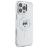 Karl Lagerfeld KLHMP16XHLSCHH iPhone16 Pro Max 6.9 biały/white hardcase IML Metal Choupette Head MagSafe