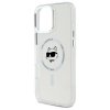 Karl Lagerfeld KLHMP16XHLSCHH iPhone16 Pro Max 6.9 biały/white hardcase IML Metal Choupette Head MagSafe