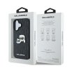 Karl Lagerfeld KLHCP16SPGKLKCPK iPhone16 6.1 czarny/black hardcase Monogram Karl&Chaoupette Head Pin