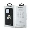 Karl Lagerfeld KLHCP16XPGKLKCPK iPhone16 Pro Max 6.9 czarny/black hardcase Monogram Karl&Chaoupette Head Pin