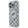 Karl Lagerfeld KLHMP16XHMCKMHT iPhone 16 Pro Max 6.9 przezroczysty/transparent IML Monogram Karl&Choupette Head MagSafe