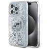 Karl Lagerfeld KLHMP15XLGKCSGH iPhone15 Pro Max 6.7 hardcase transparent Liquid Glitter Karl&Choupette Head Magsafe
