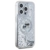 Karl Lagerfeld KLHMP15XLGKCSGH iPhone15 Pro Max 6.7 hardcase transparent Liquid Glitter Karl&Choupette Head Magsafe
