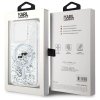 Karl Lagerfeld KLHMP15XLGKCSGH iPhone15 Pro Max 6.7 hardcase transparent Liquid Glitter Karl&Choupette Head Magsafe