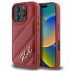 Karl Lagerfeld KLHCP16LPQDSMGR iPhone16 Pro 6.3 czerwony/red hardcase Quilted Signature